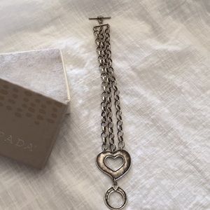 Silpada heart bracelet. 925